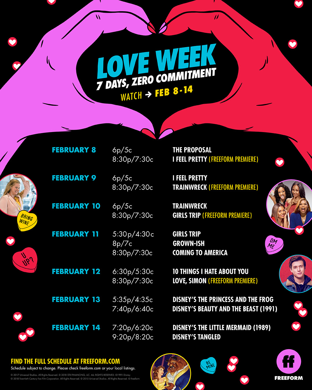 Love Week on Freeform Schedule - Pretty in Baby Food