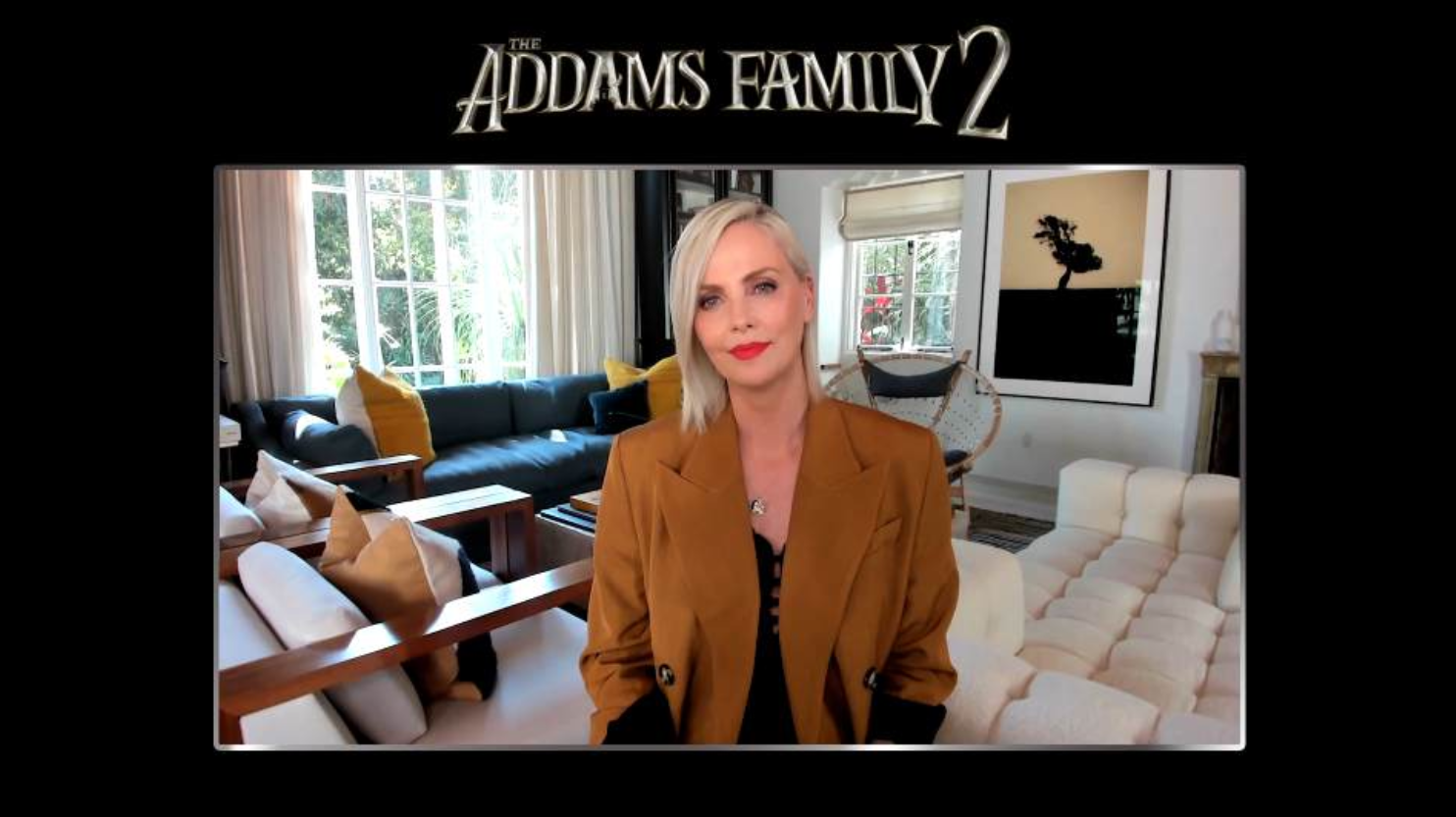 Interview with Charlize Theron: The Addams Family 2