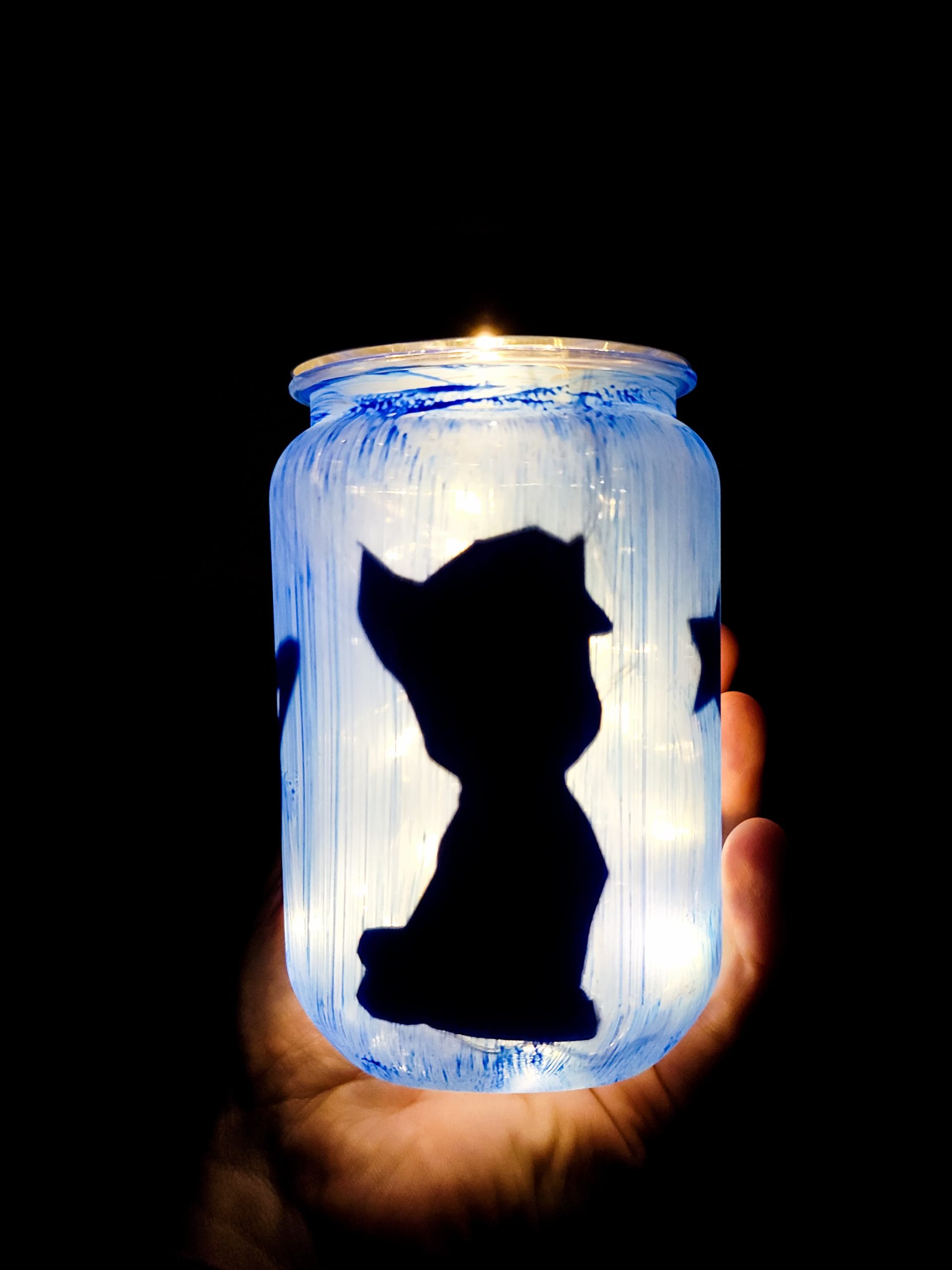 Paw Patrol Pups Save the Alien DIY Silhouette Jar Craft